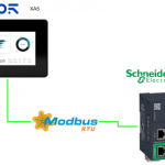 EXOR#Part15_Schneider PLCのModbus RTU Serverと接続しよう